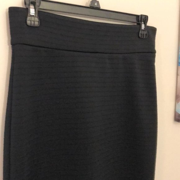 Michael Michael Kors Ribbed Pencil Skirt, Black - Picture 3 of 10